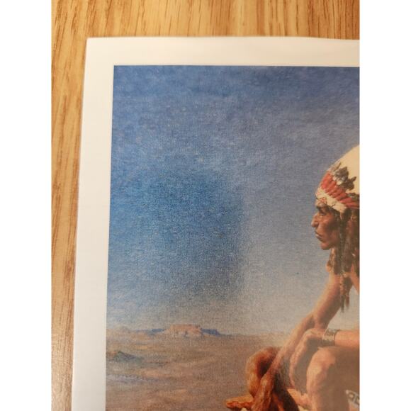 Master of His Domain Calendar Print William R. Leigh Native American Art 8x6.5 - Picture 7 of 8